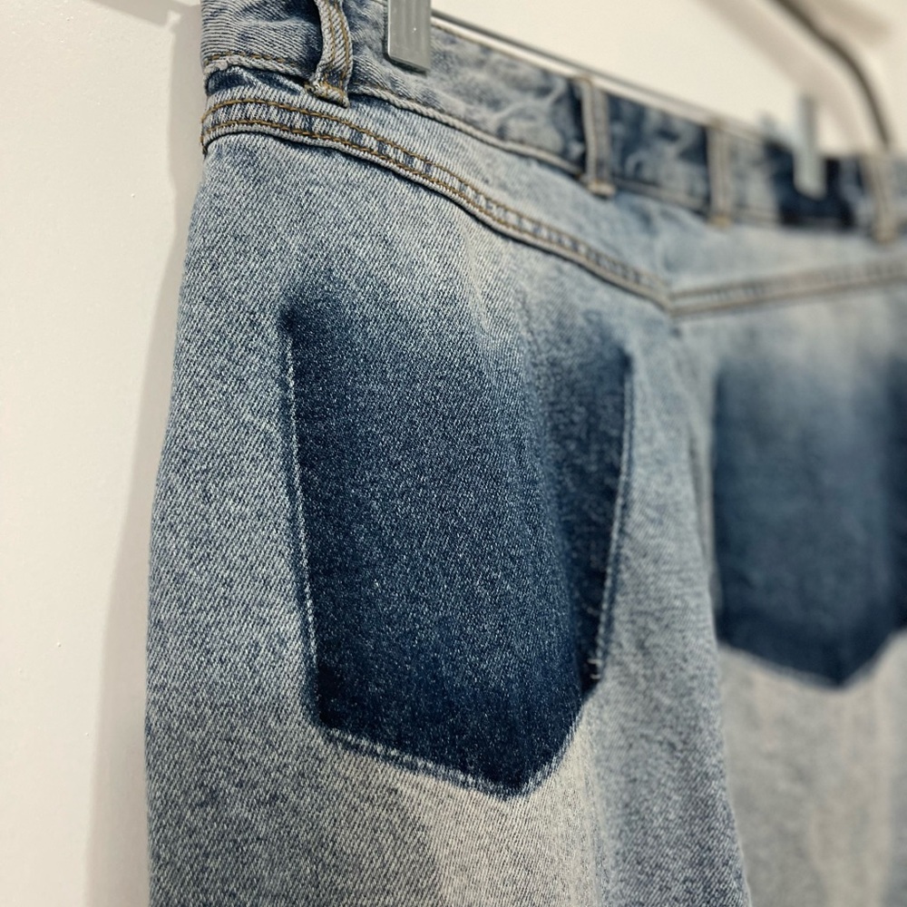 Zara Asymmetrical Distressed Denim Skirt size S - Picture 7 of 7
